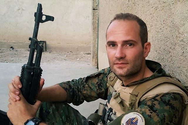 Macer Gifford, a British volunteer fighting against Isis in Syria
