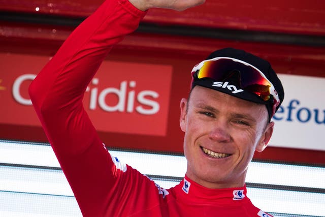 Chris Froome tightened his grip on the lead in Spain