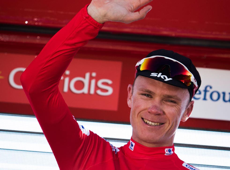 Chris Froome tightened his grip on the lead in Spain