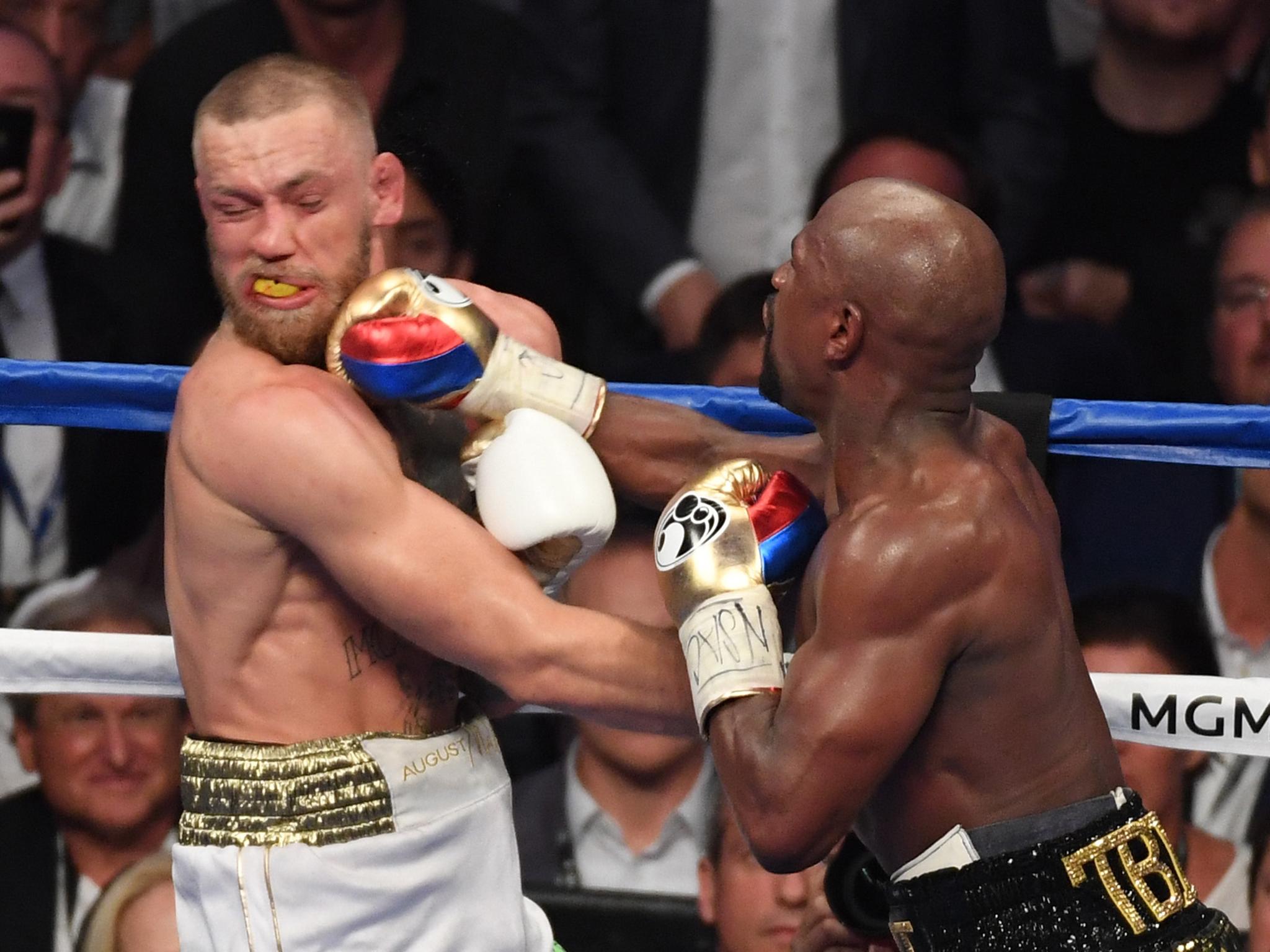 Floyd Mayweather stopped a brave Conor McGregor in the 10th round