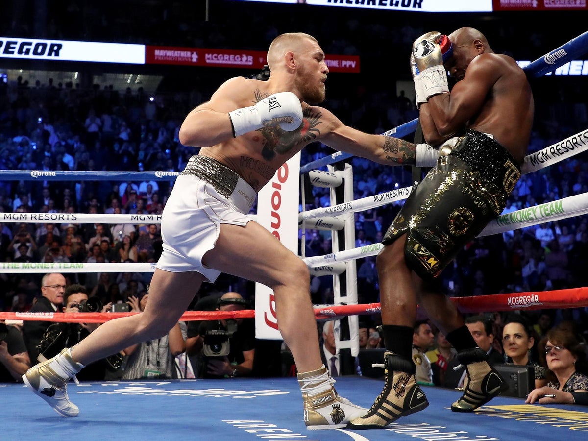 Revealed: Conor McGregor landed 30 more punches than Manny Pacquiao vs Floyd Mayweather - in two fewer rounds | The Independent | The