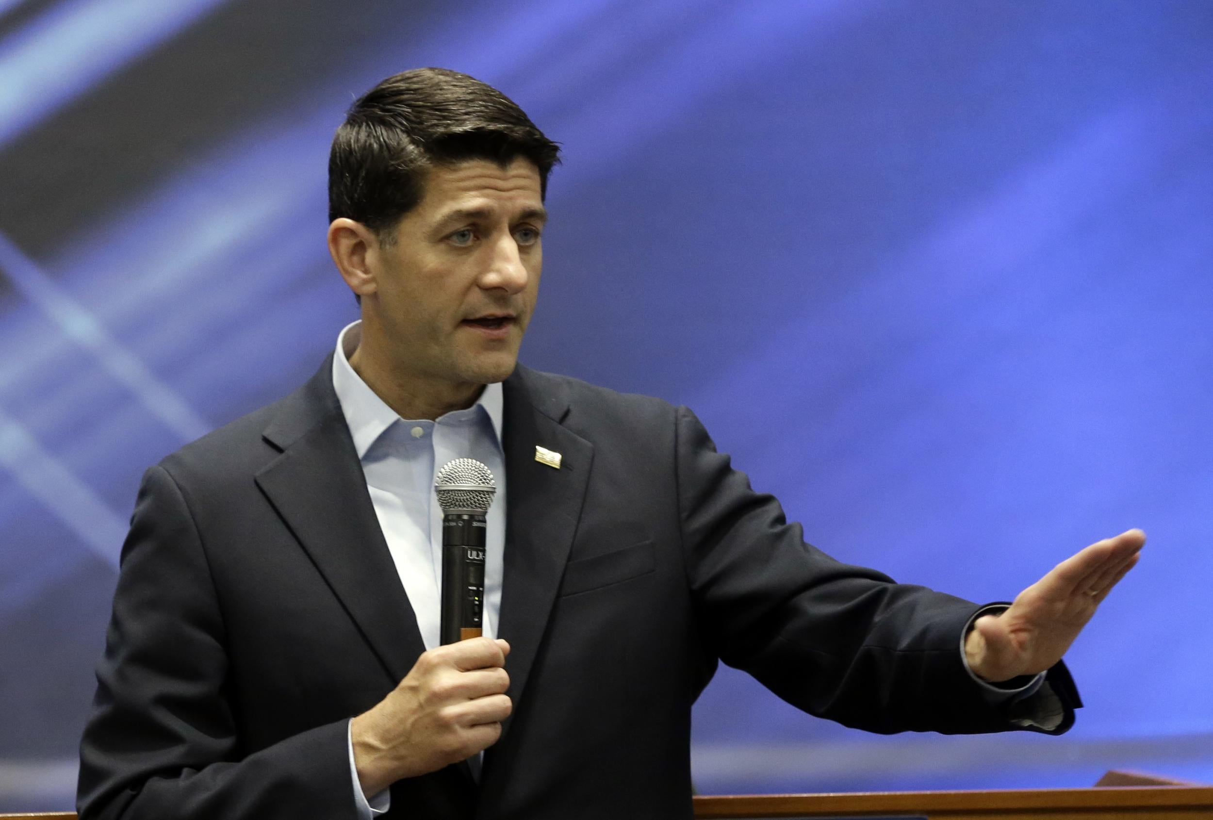 House speaker Paul Ryan said he disagreed with Joe Arpaio's pardon