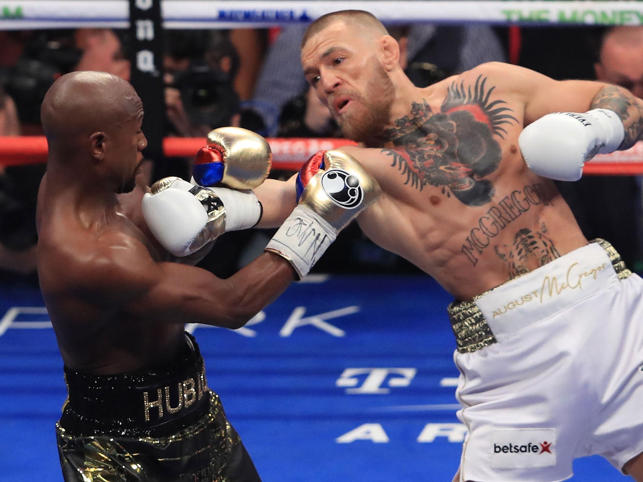 Conor McGregor started well against Floyd Mayweather before fading
