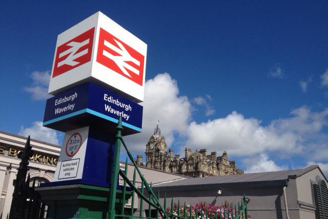 Waverly station was packed as festivalgoers began to make their way home