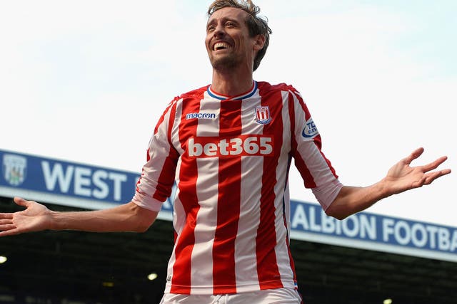 Peter Crouch was on hand to capitalise from a rare error and earn Stoke a point