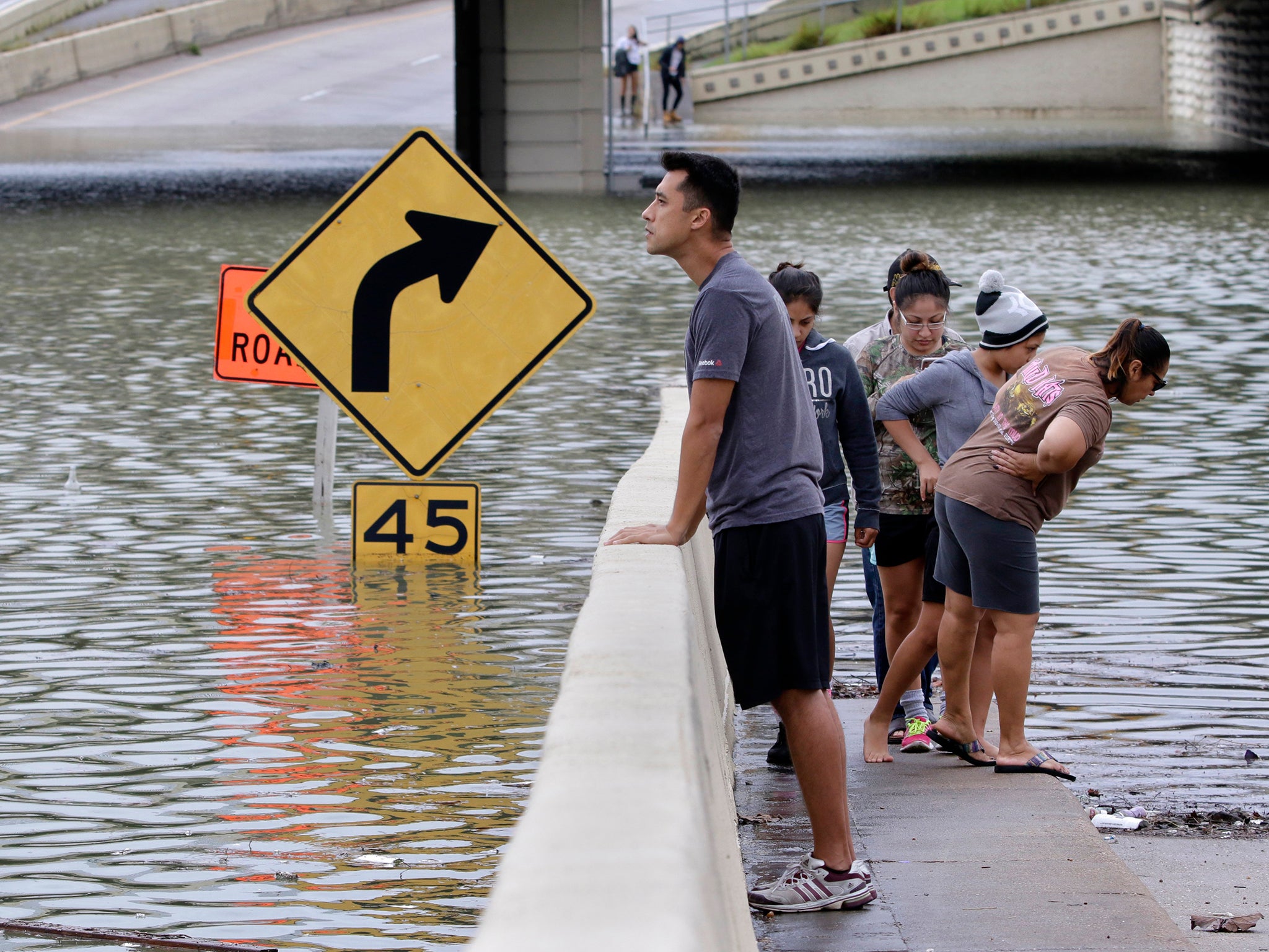 Houston has seen intense flooding, and many people have been forced into shelters