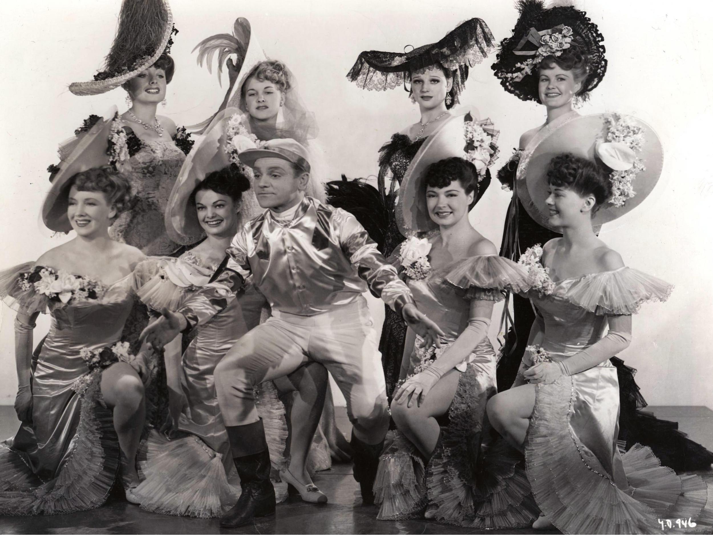 James Cagney and chorus girls in Yankee Doodle Dandy