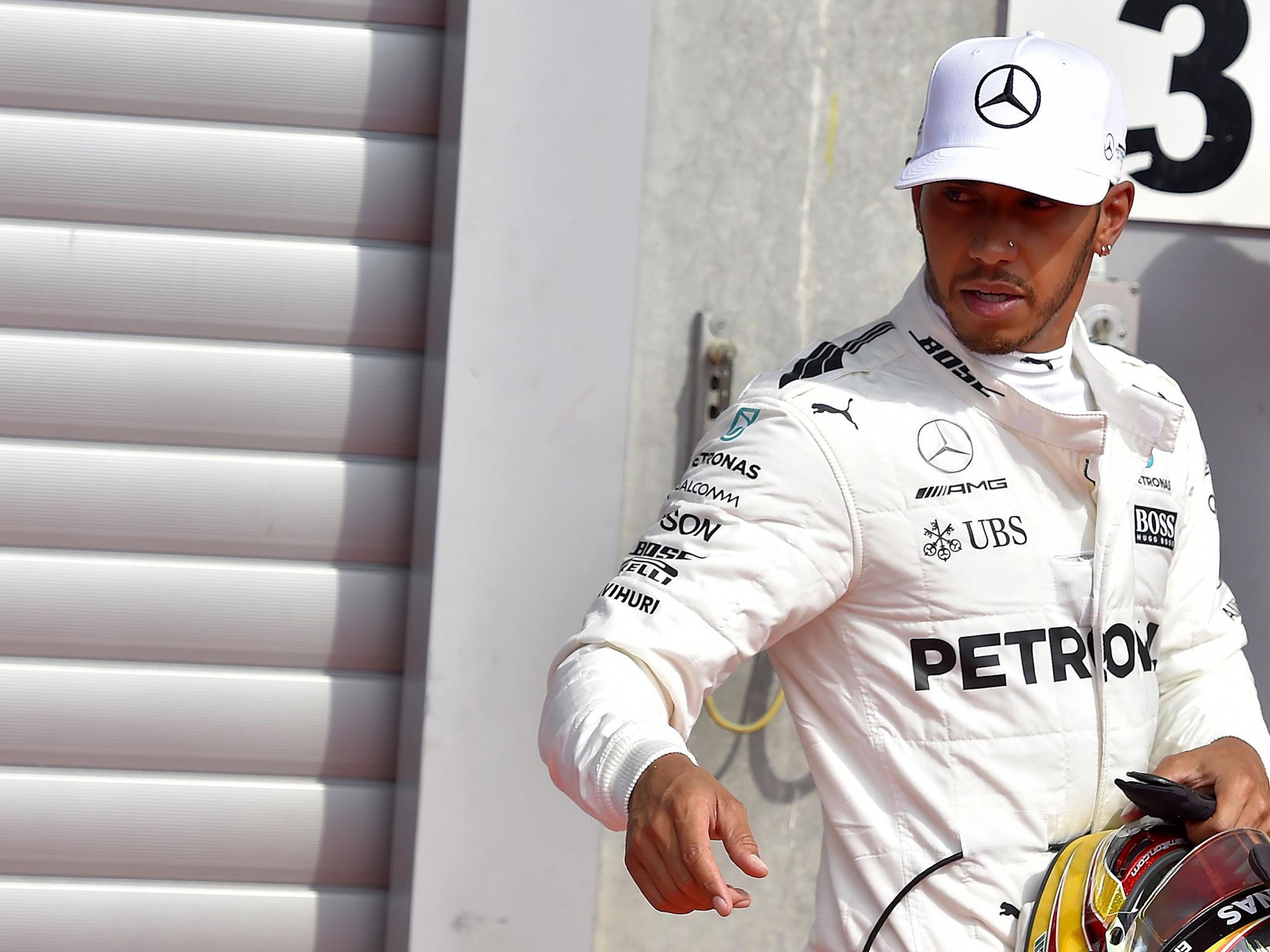 Lewis Hamilton said Saturday's victory wasn't won on race pace but track position