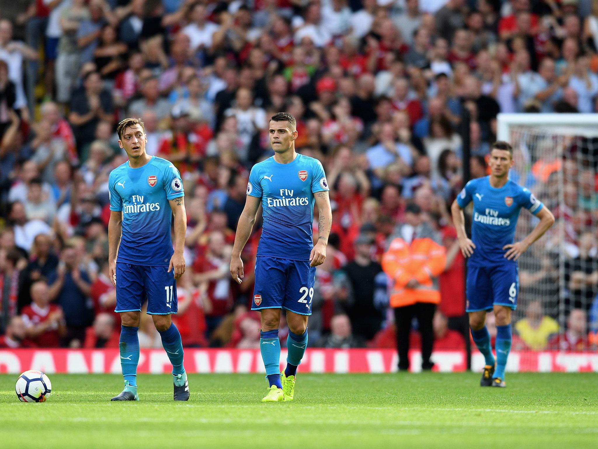 Arsenal were embarrassed by their top-six rivals