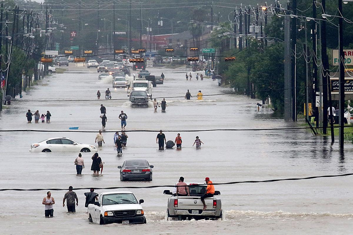 Houston received 30 inches of rain in just two days