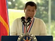 President Duterte says police should kill 'idiots' who resist arrest