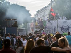 Acid thrown at crowd of revellers at Notting Hill Carnival
