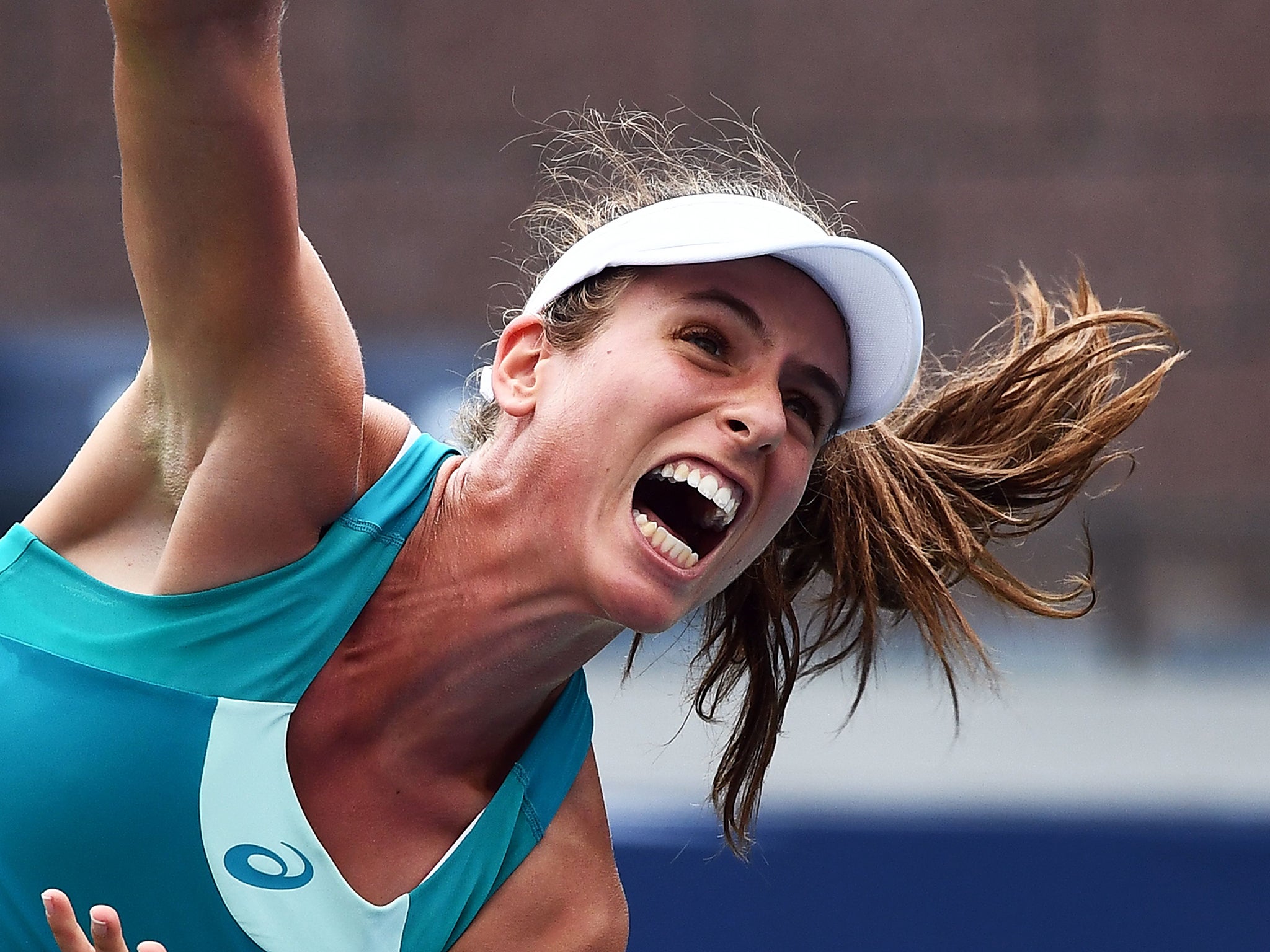 Konta was considered among the favourites to reach the final stages at Flushing Meadows