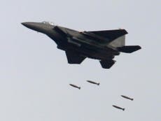 South Korea drops bombs near border to show 'overwhelming force'