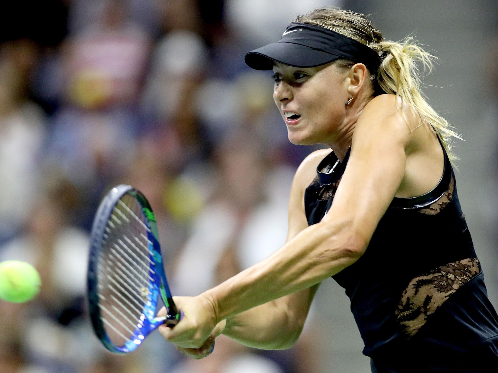 &#13;
Sharapova looked impressive on her first Grand Slam appearance in 19 months &#13;