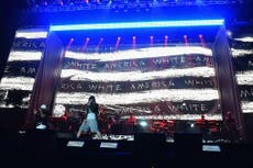 Eminem leads chants of 'F*** Trump' at Reading Festival 