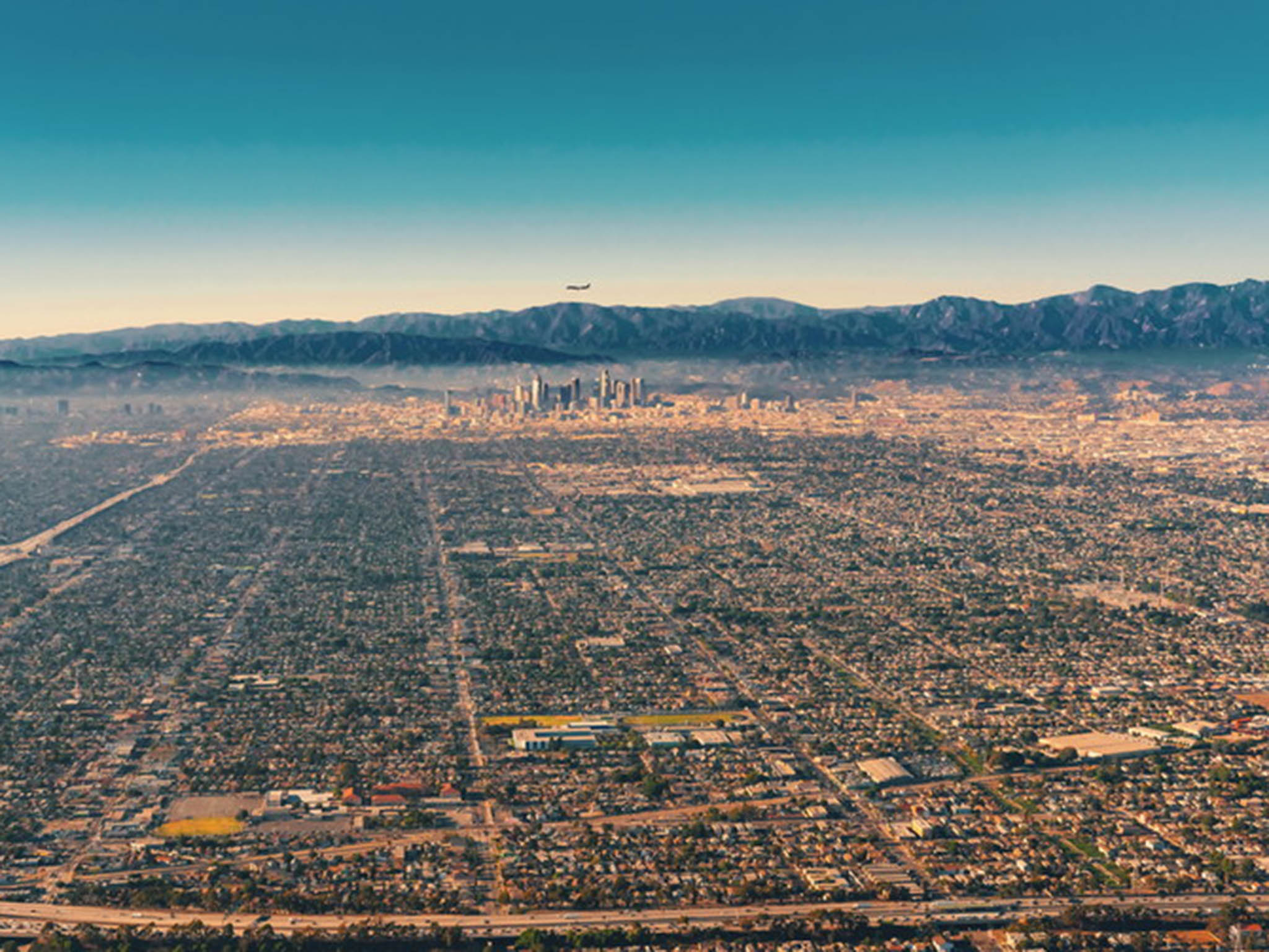 Sprawling cities like Los Angeles could cover an even larger area