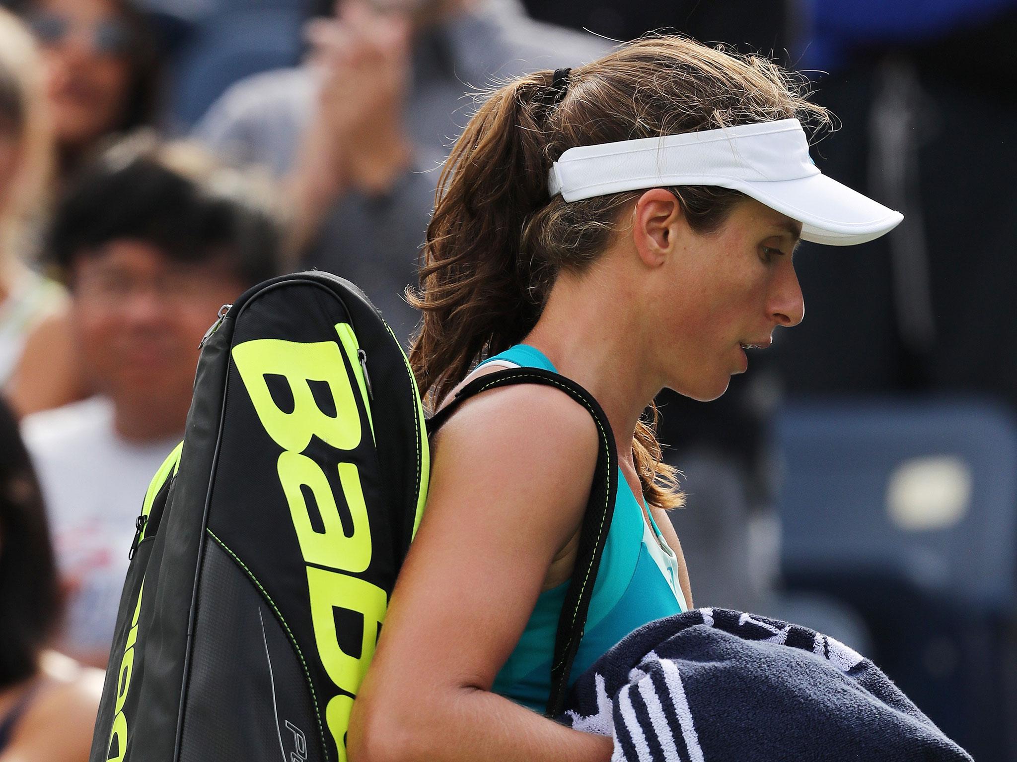 Jo Konta suffered disappointment in New York to end her Grand Slam year on a low