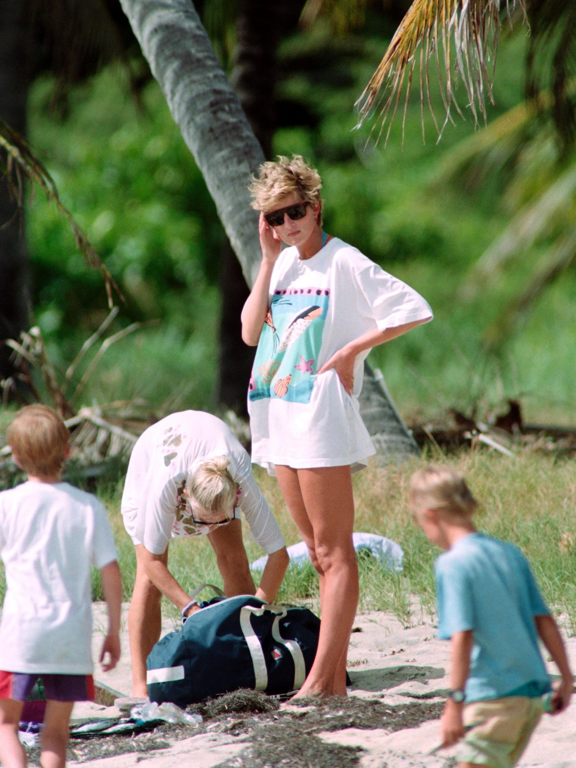 Diana is claimed to have courted tabloid attention by tipping off the press (AFP)