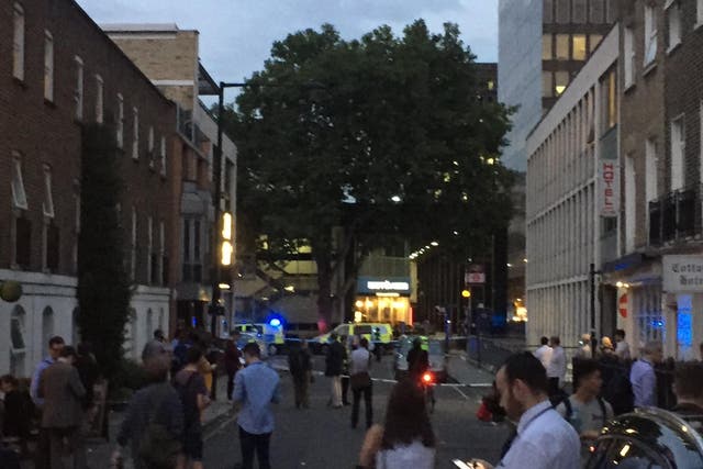 Euston station was evacuated after an e-cigarette reportedly exploded in a bag