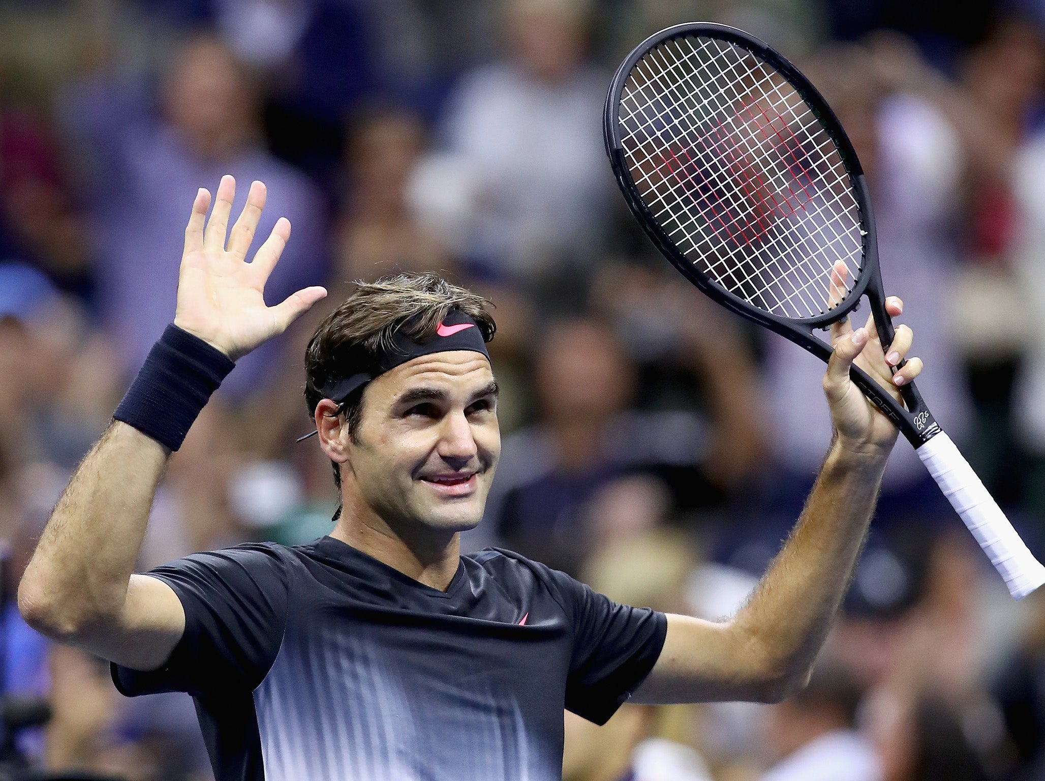 Federer only narrowly beat his younger opponent