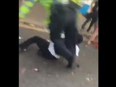 Man filmed tripping up policeman at Notting Hill Carnival