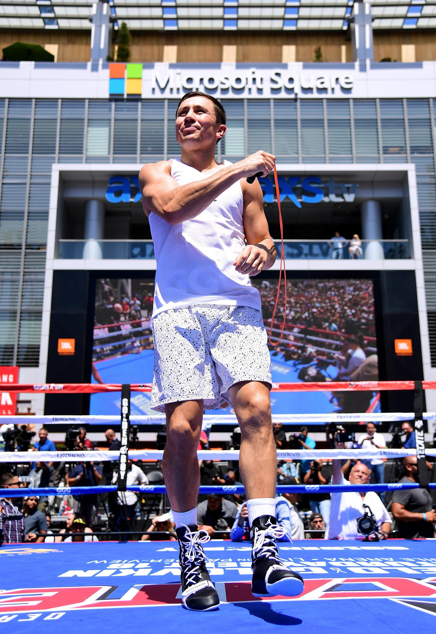 Golovkin is the bookies' favourite to win the lineal middleweight showdown