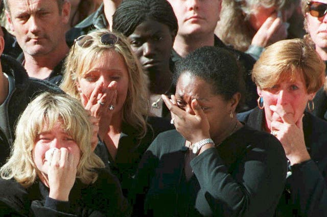 The British public retreated into a heightened state of mourning after Diana’s death