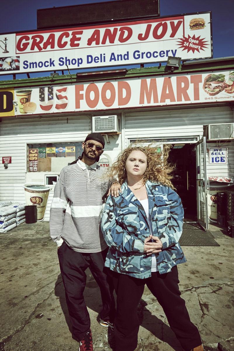 Jheri (Siddharth Dhananjay) and Patti (Danielle Macdonald) in ‘Patti Cake$’