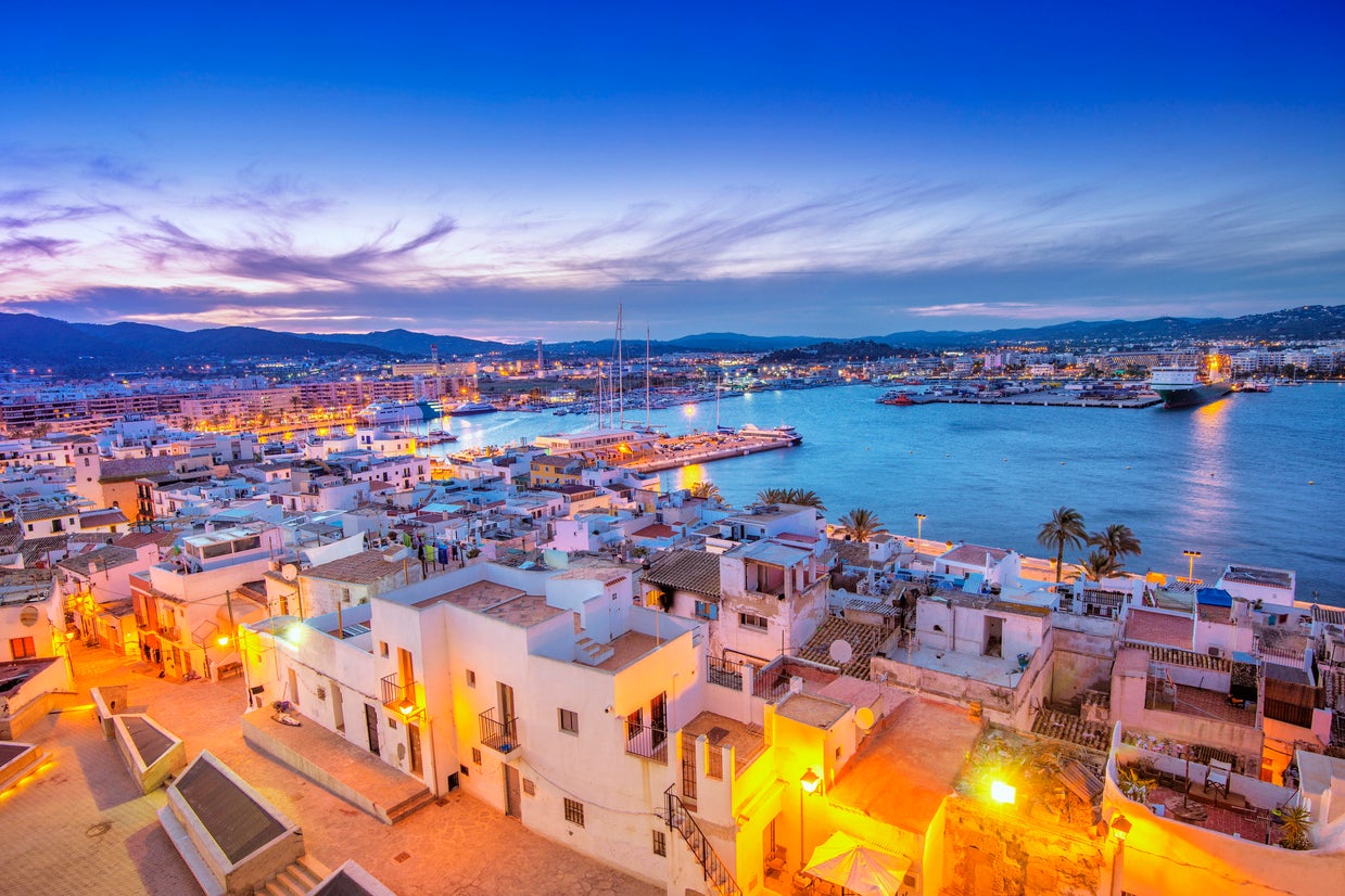 The picturesque Old Town of Ibiza is UNESCO listed