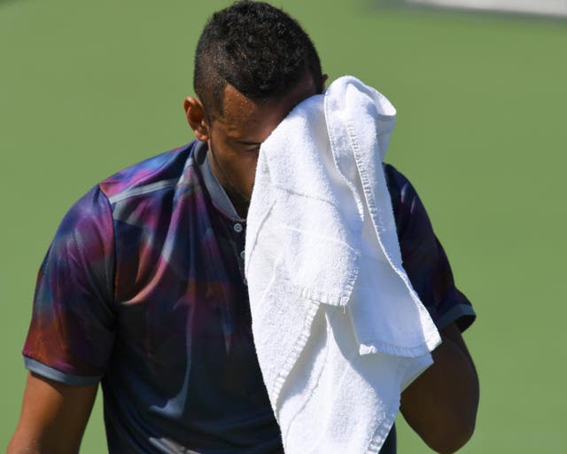 Kyrgios admitted his coach deserved a better player than he is
