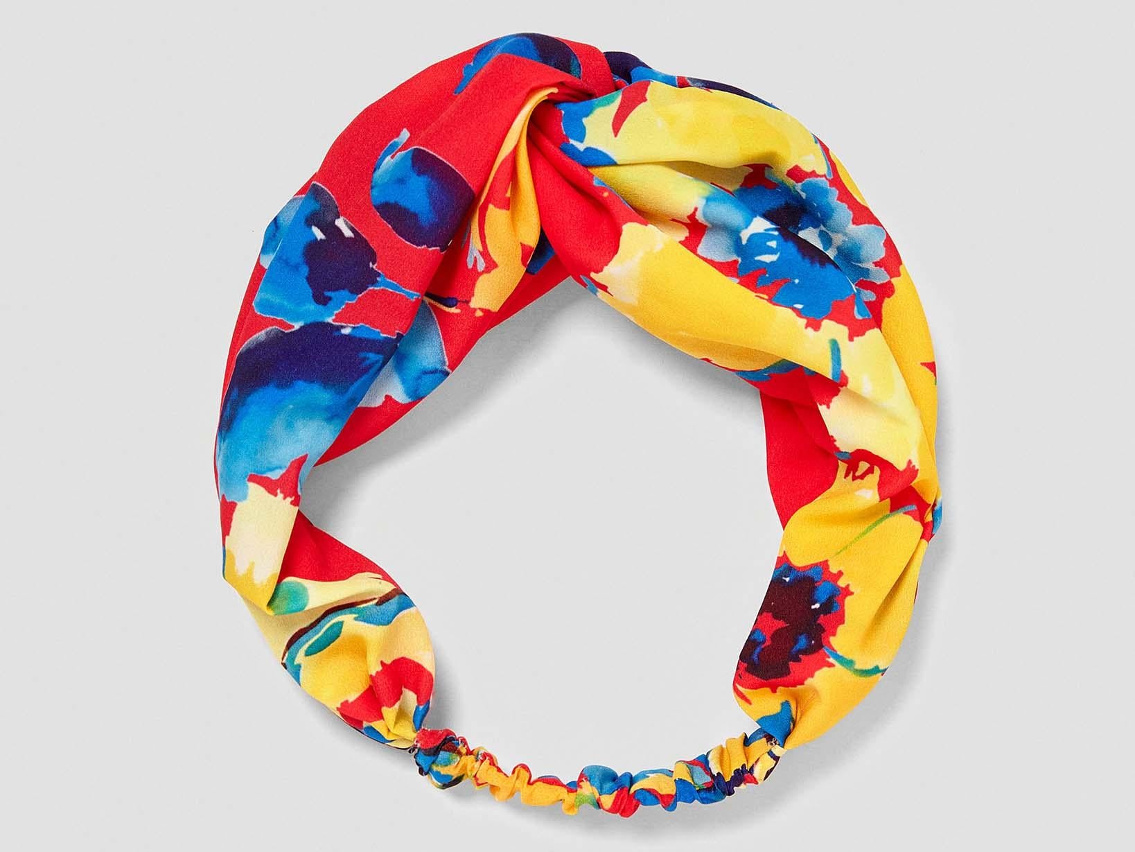 Floral Print Hairband, £7.99, Zara