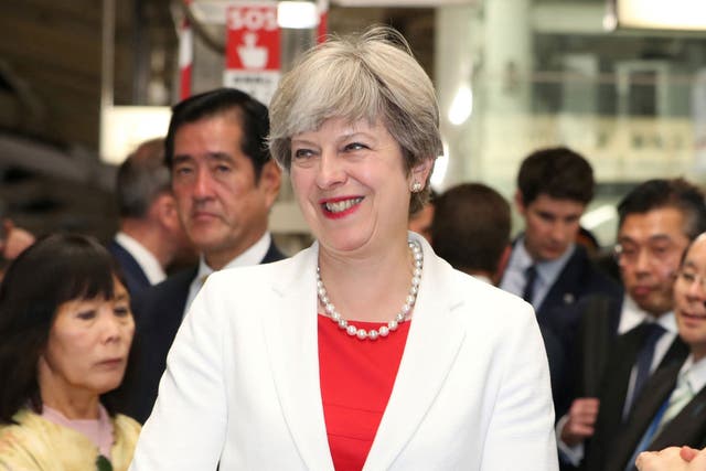 Theresa May made the comments during a three-day visit to Japan