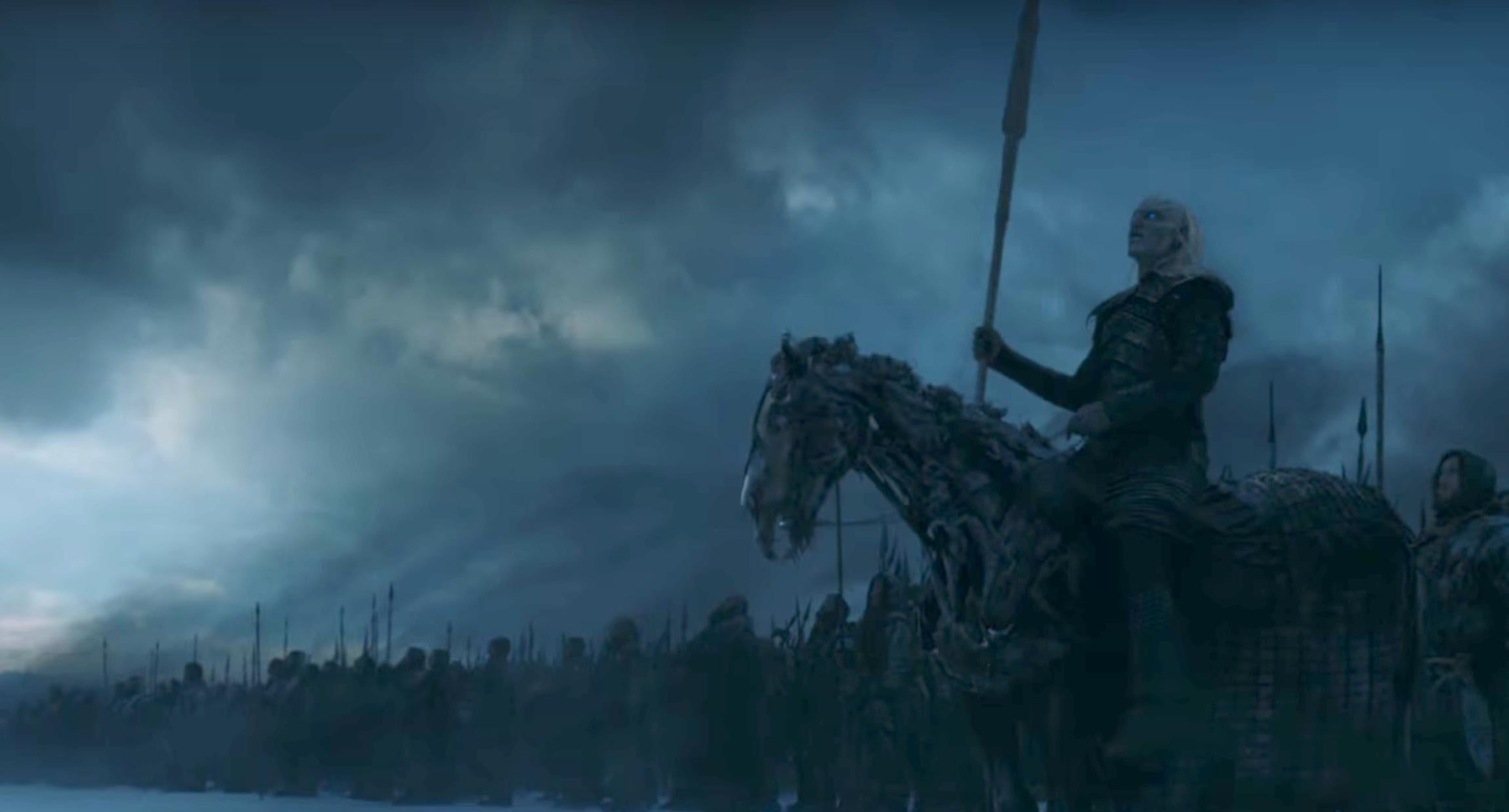 give på den anden side, ekstremister Game of Thrones season 7 finale: White Walkers scene showed undead army in  wolf-shaped formation | The Independent | The Independent