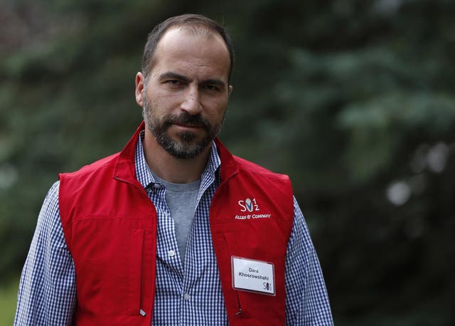 Dara Khosrowshahi's (pictured) decision to become Uber's new boss came as a surprise for Mark Okerstrom, his replacement at Expedia