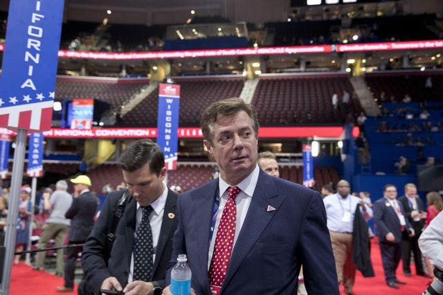 Mr Manafort had spent decades lobbying for foreign actors with ties to Russia