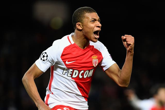 Mbappe has moved from Monaco to PSG