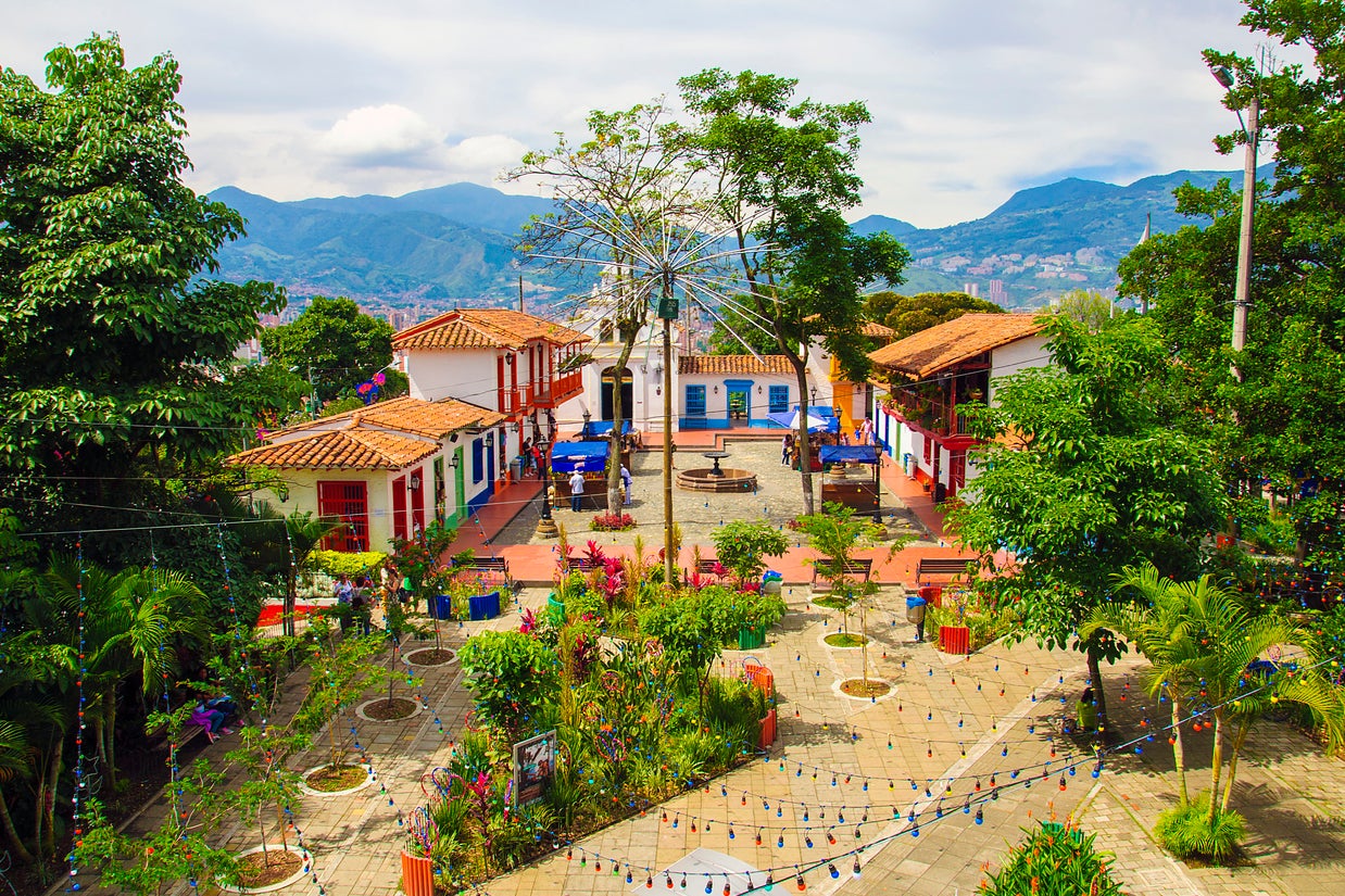 Pueblito Paisa is a replica of a traditional village set within Medellin city