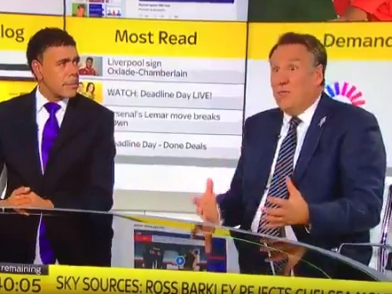 Paul Merson was bemused by Barkley's refusal to leave Merseyside
