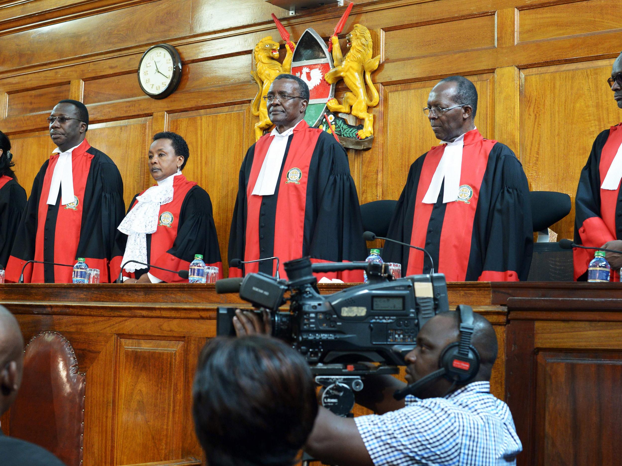 The Supreme Court in Nairobi ordered a new presidential election after cancelling the results of last month's election