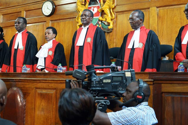 The Supreme Court in Nairobi ordered a new presidential election after cancelling the results of last month's election