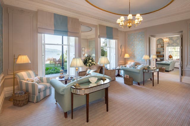 The Belsfield combines sumptuous decors with views of Lake Windermere