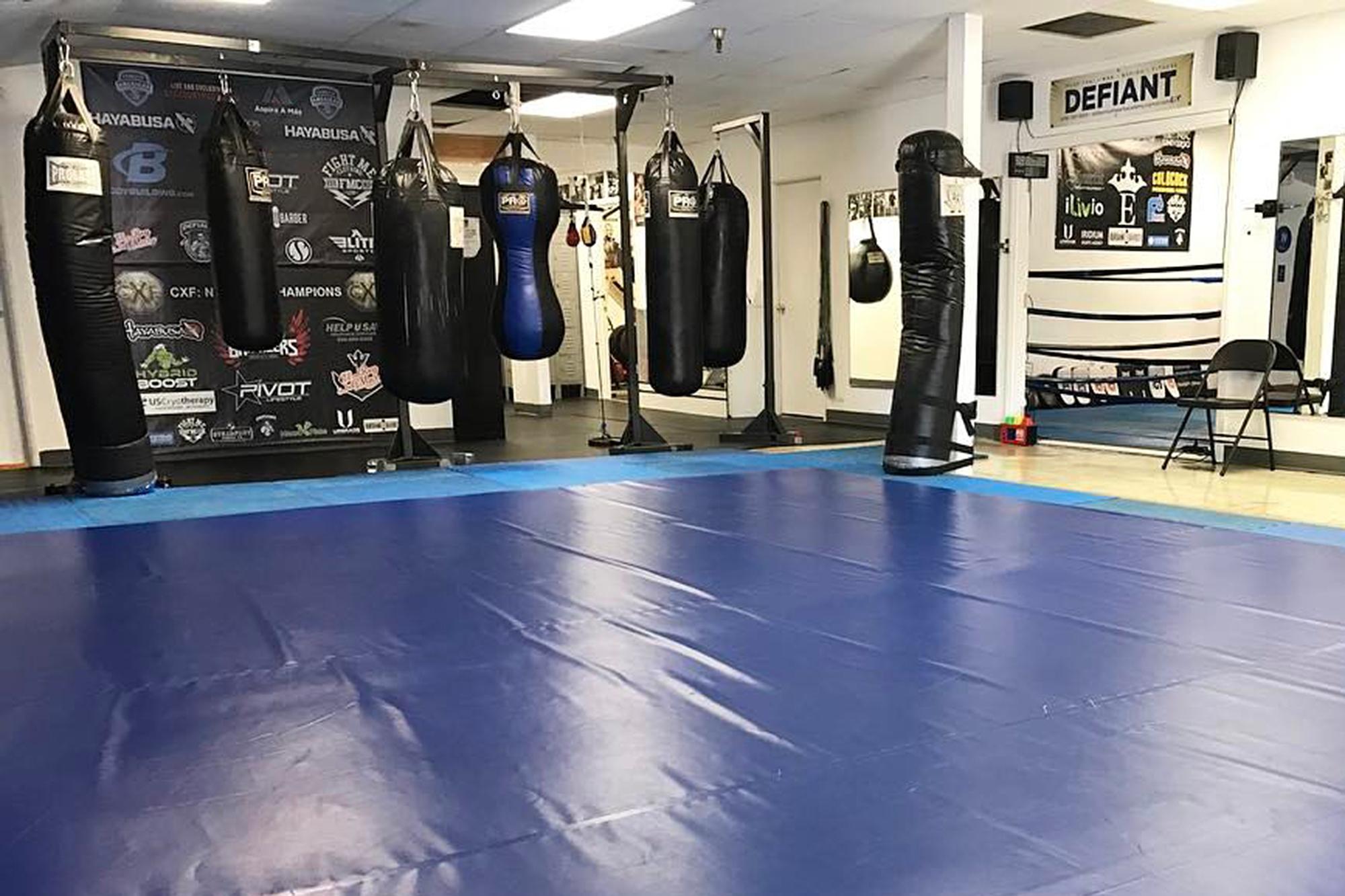 Defiant MMA & Fitness, where the incident took place.