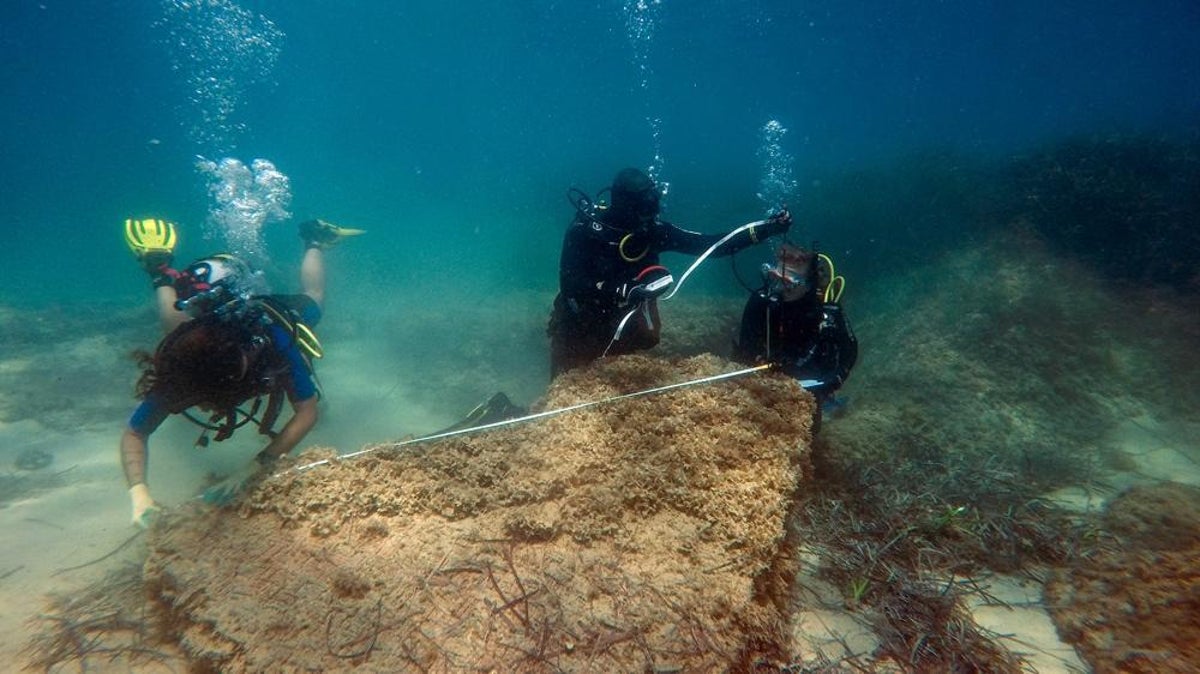 real underwater ruins