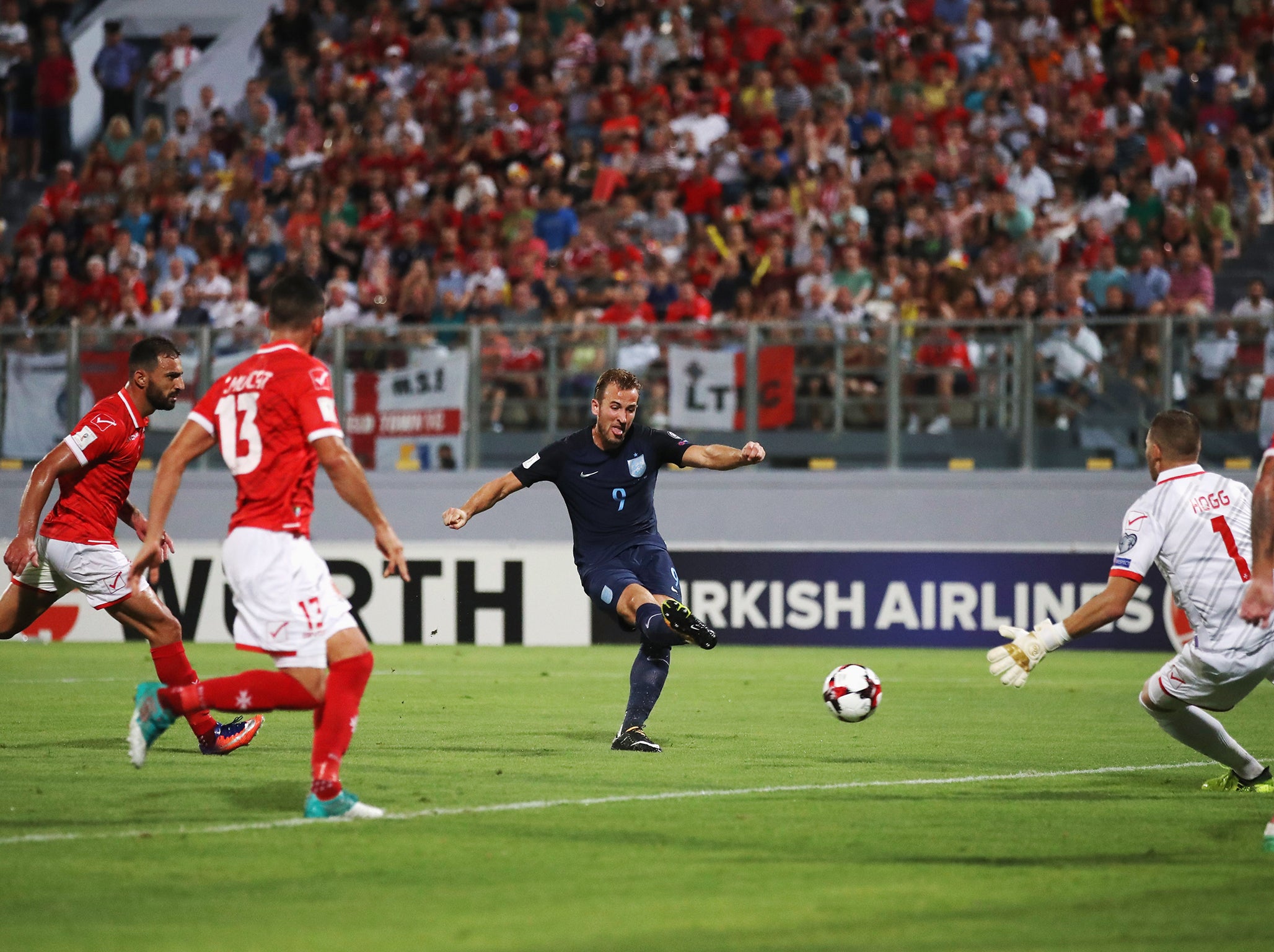 Kane opened the scoring in the second half