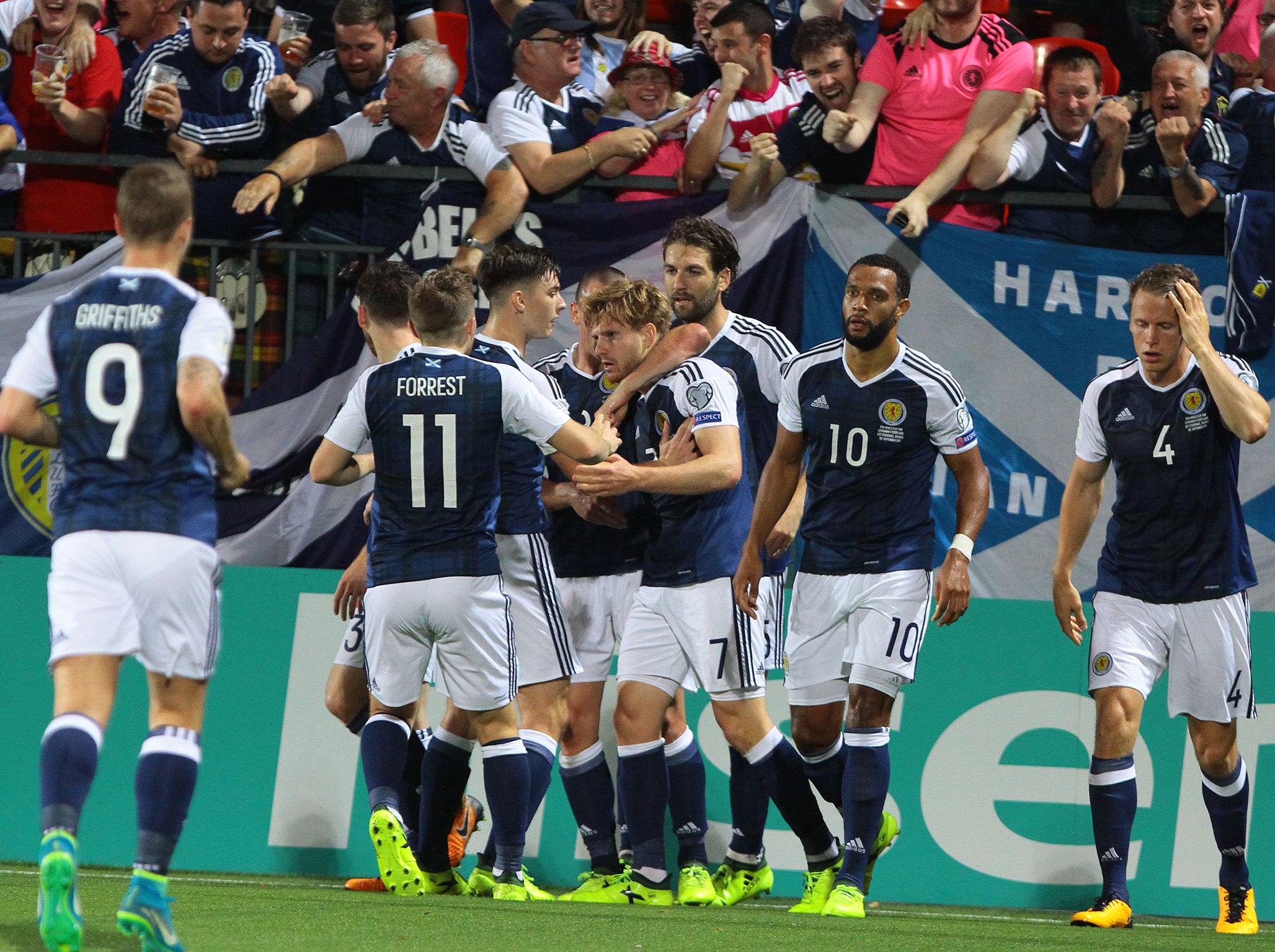 Scotland have kept their Russia 2018 hopes alive