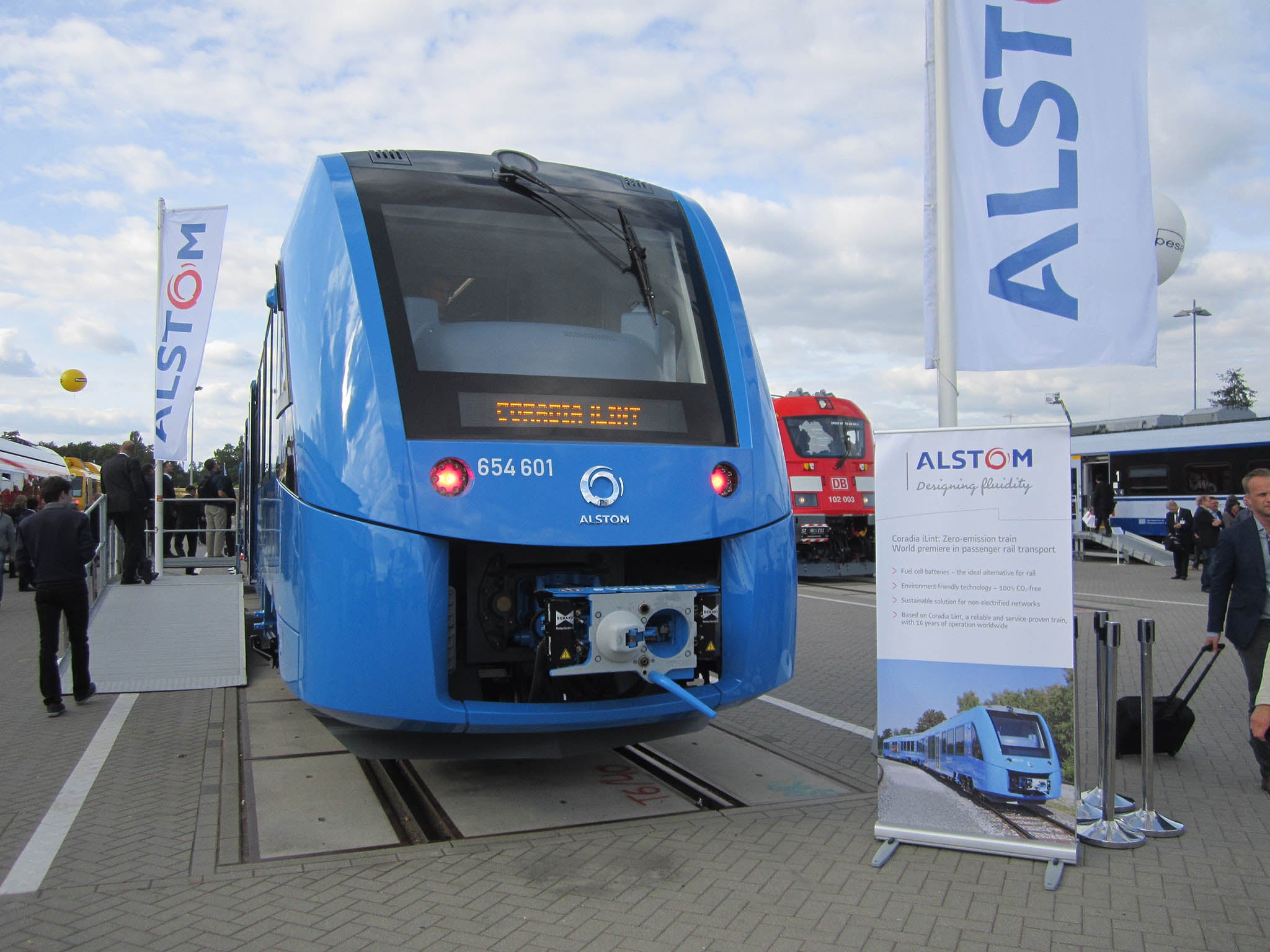 Alstom’s hydrogen-powered passenger train, a world first