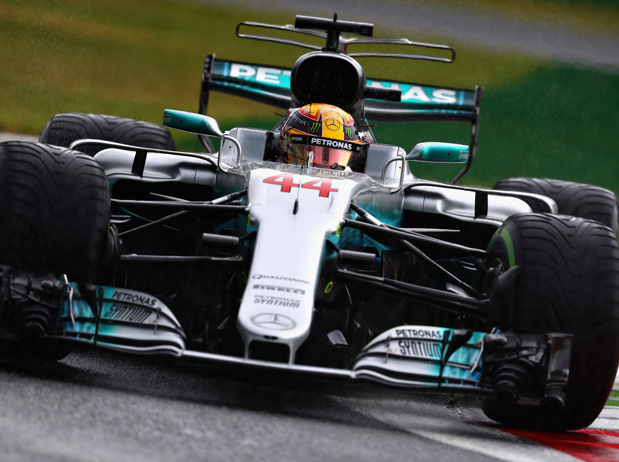 &#13;
Hamilton followed up pole last week with another in Italy &#13;