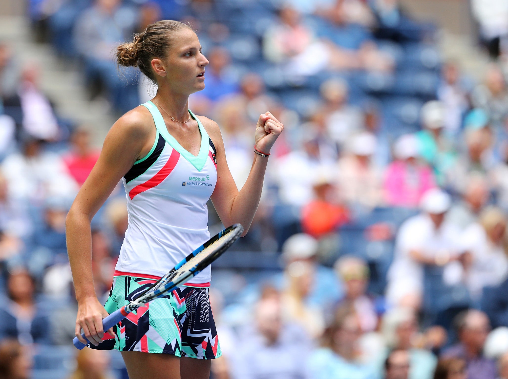 Pliskova had to dig deep in her three-set win