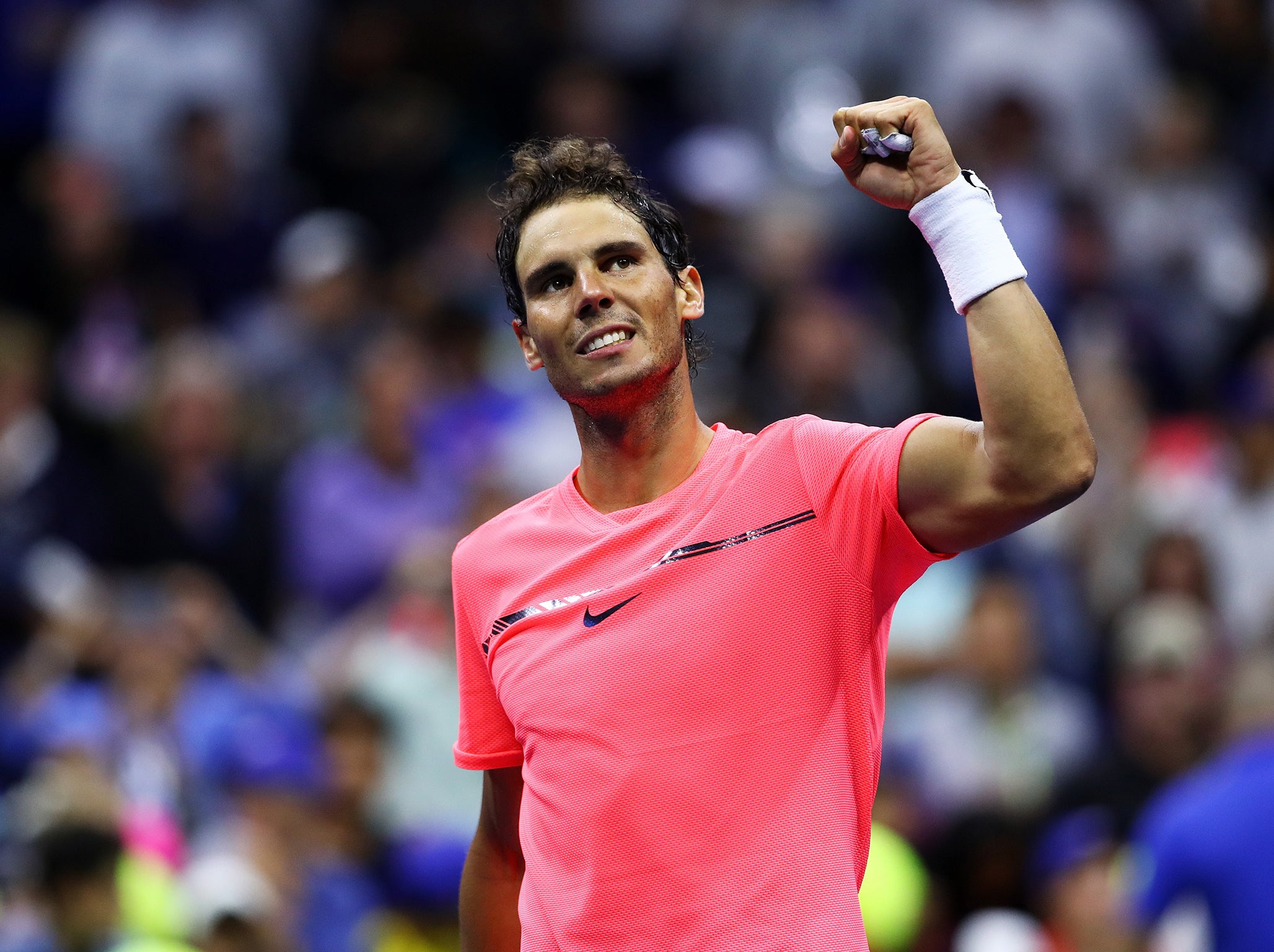 Nadal was made to work hard for his win